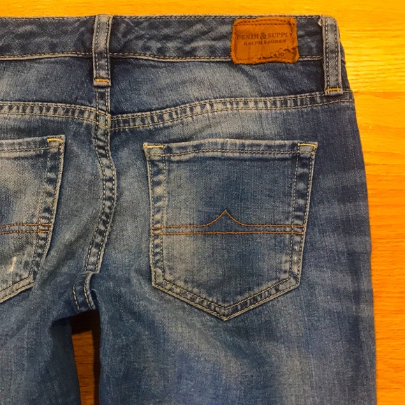 DENIM & SUPPLY Ralph Lauren RIPPED Low Slim Jeans - Picture 14 of 16